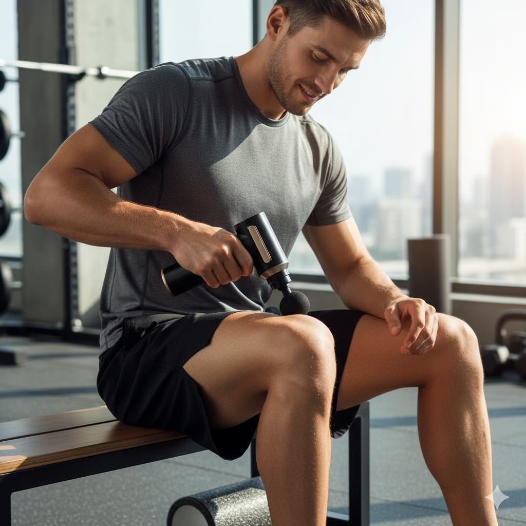 RecoviaX- Deep Tissue Massage Gun- Massage gun for Muscle Recovery, pain relief, and performance enhancement