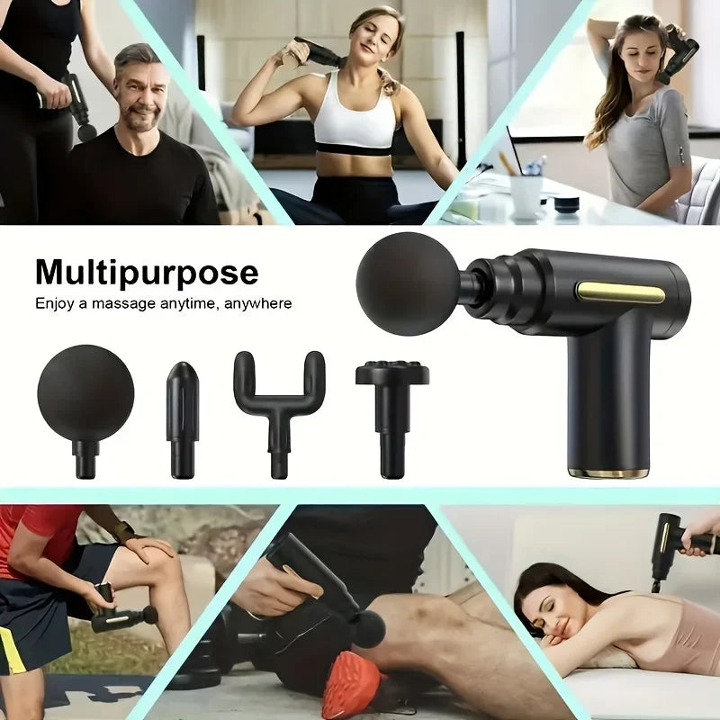RecoviaX- Deep Tissue Massage Gun- Massage gun for Muscle Recovery, pain relief, and performance enhancement