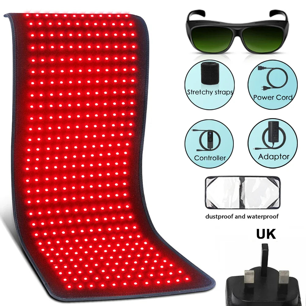 Recoviax Dual-Wavelength Red Light Therapy Mat