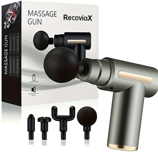 RecoviaX- Deep Tissue Massage Gun- Massage gun for Muscle Recovery, pain relief, and performance enhancement