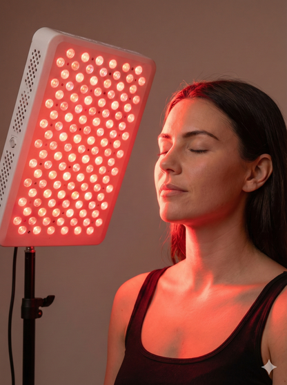 Dual Chip Red Light Therapy Panel for Face and Body