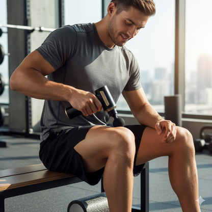 RecoviaX- Deep Tissue Massage Gun- Massage gun for Muscle Recovery, pain relief, and performance enhancement