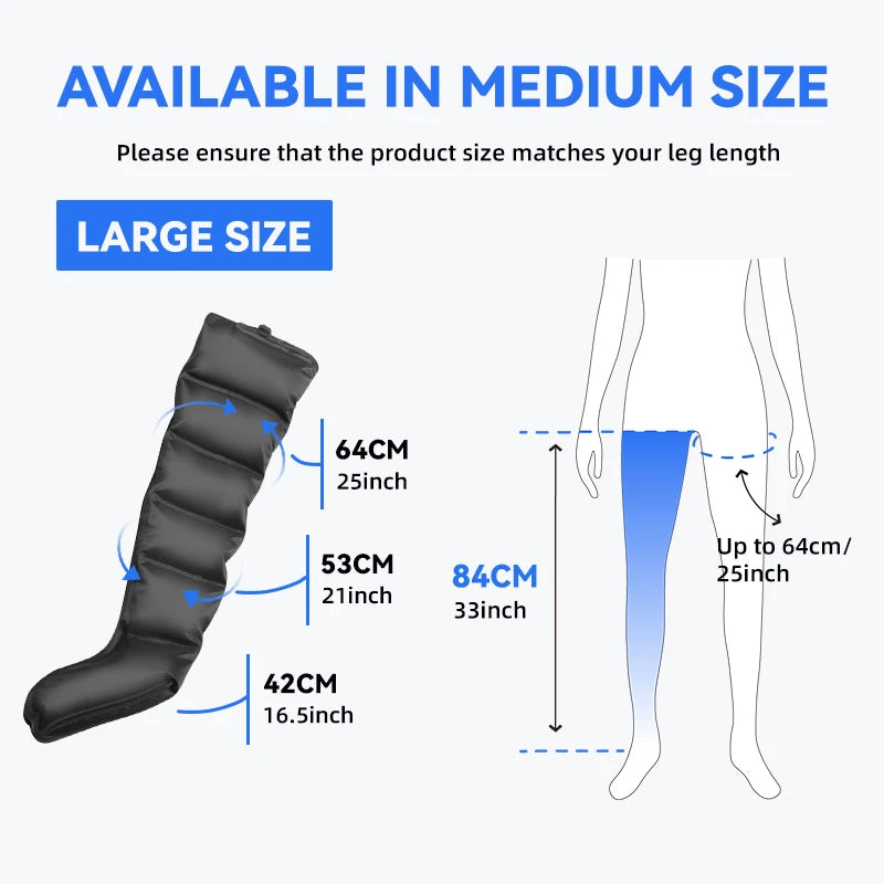 RecoviaX Pro Air Compression Leg Massager