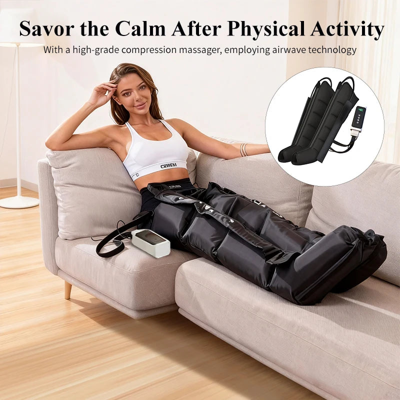 RecoviaX Pro Air Compression Leg Massager