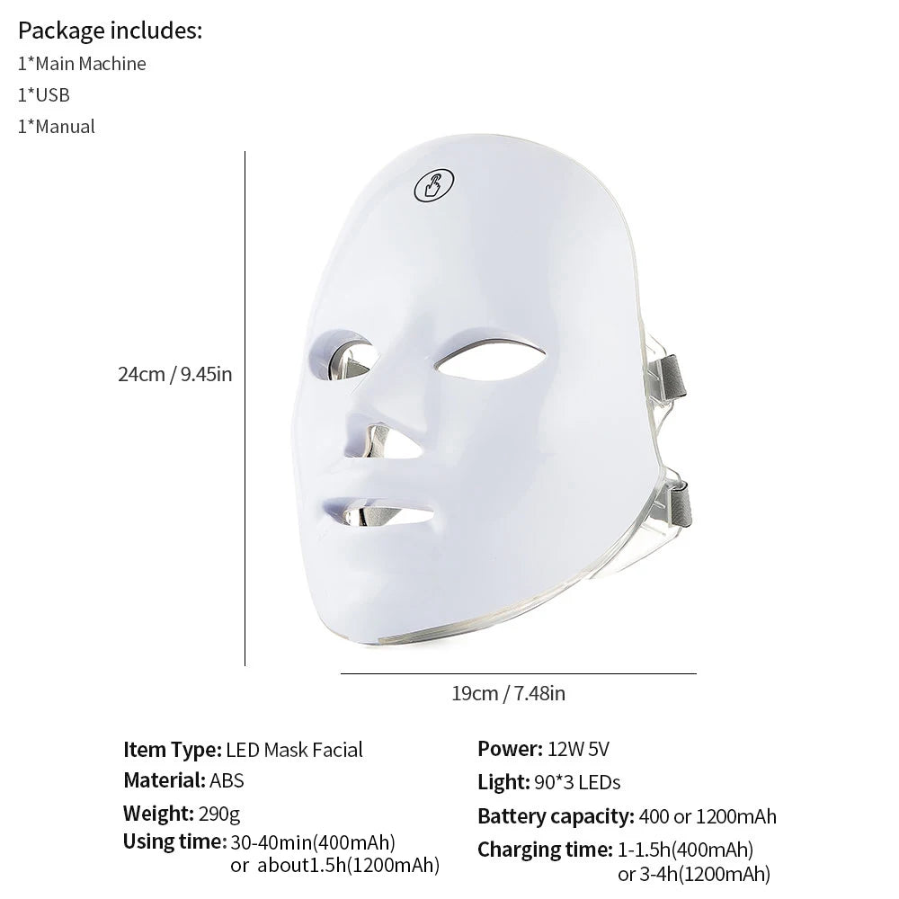 RecoviaX™ Red Light Therapy Mask