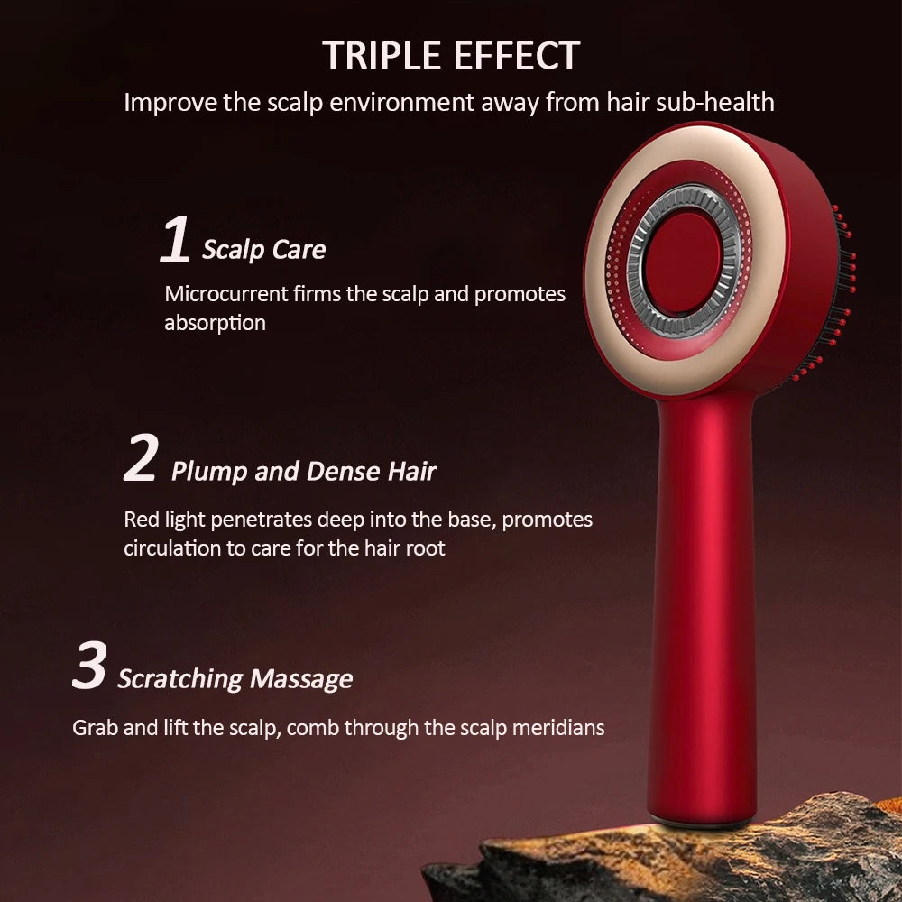 Recoviax ScalpRevive Pro — 5-in-1 Electric Scalp Massager with Red Light Therapy for Hair Growth