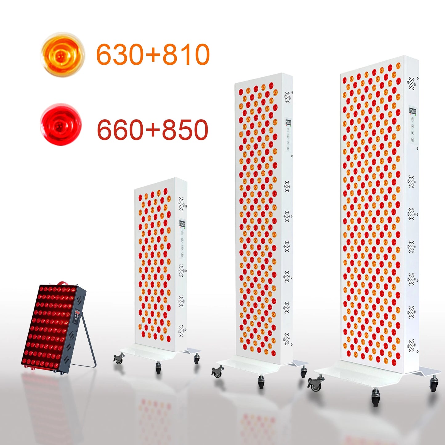 Dual Chip Red Light Therapy Panel for Face and Body