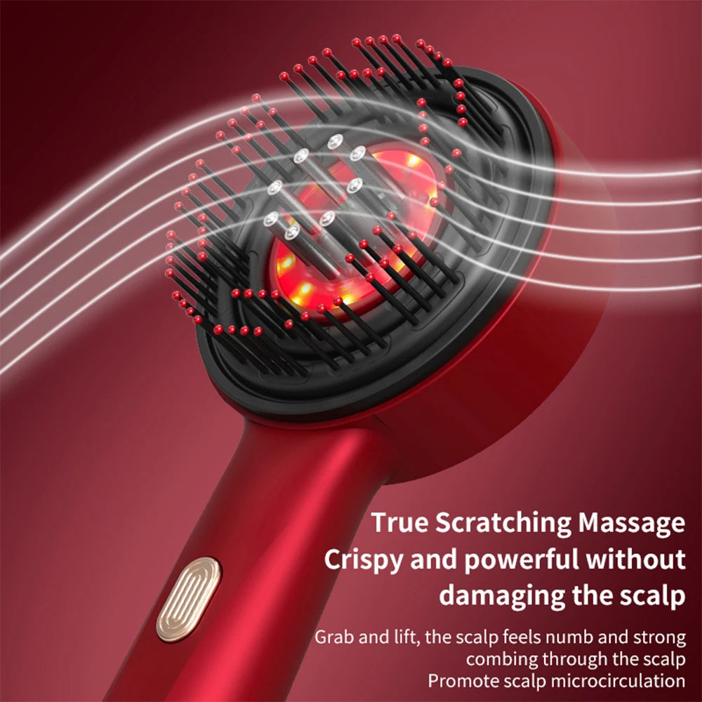 Recoviax ScalpRevive Pro — 5-in-1 Electric Scalp Massager with Red Light Therapy for Hair Growth