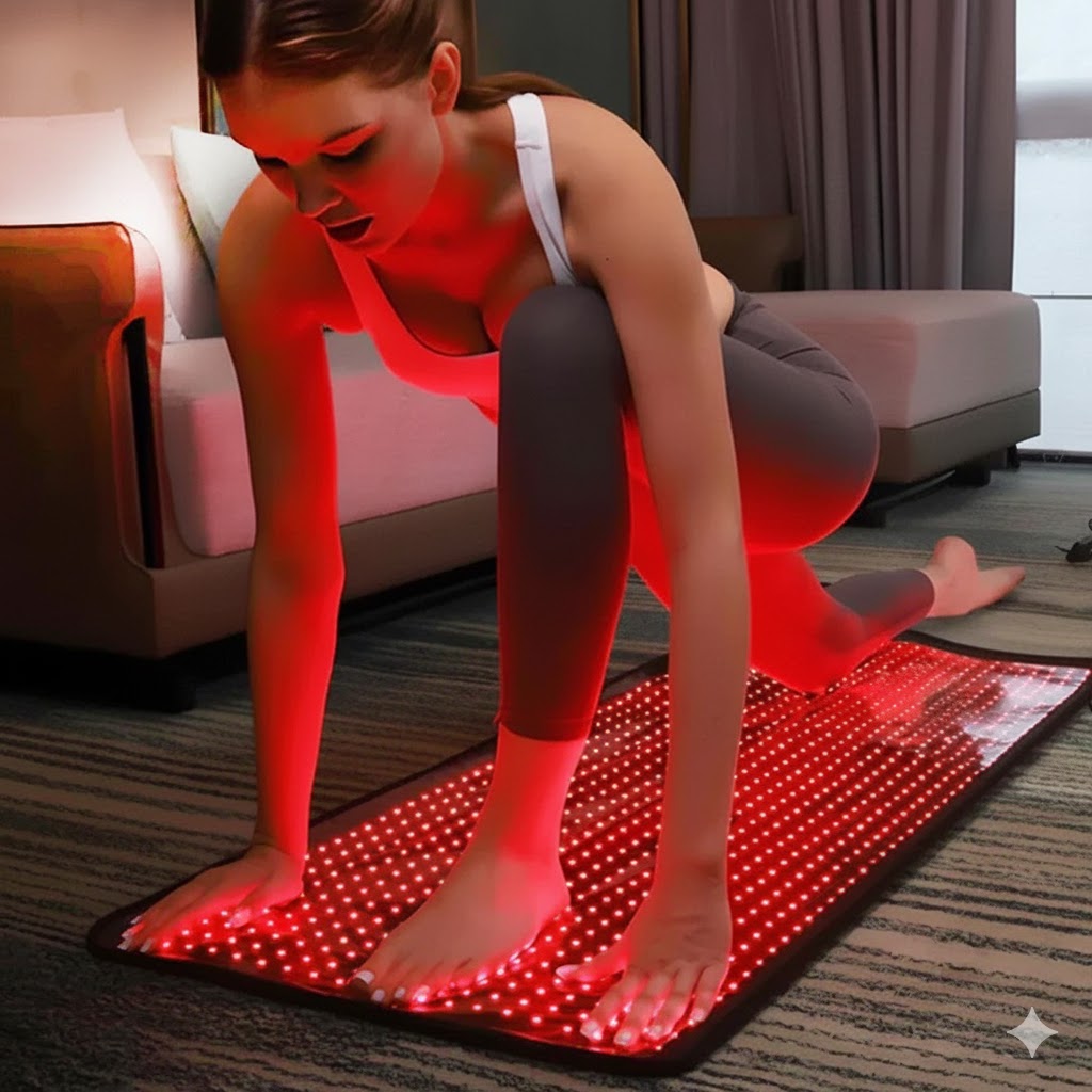 Recoviax Dual-Wavelength Red Light Therapy Mat
