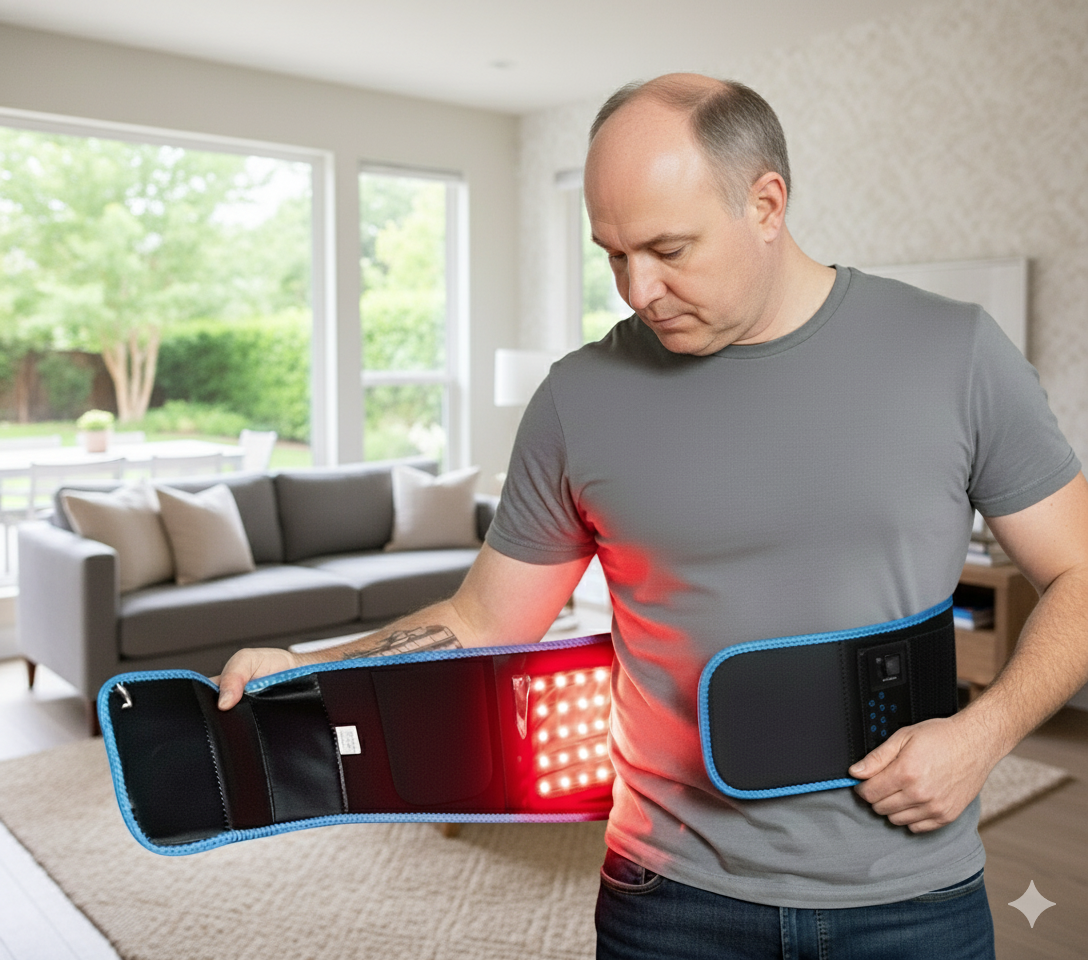 red light therapy belt for pain relief