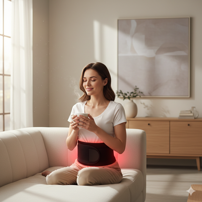 red light therapy belt for period cramps