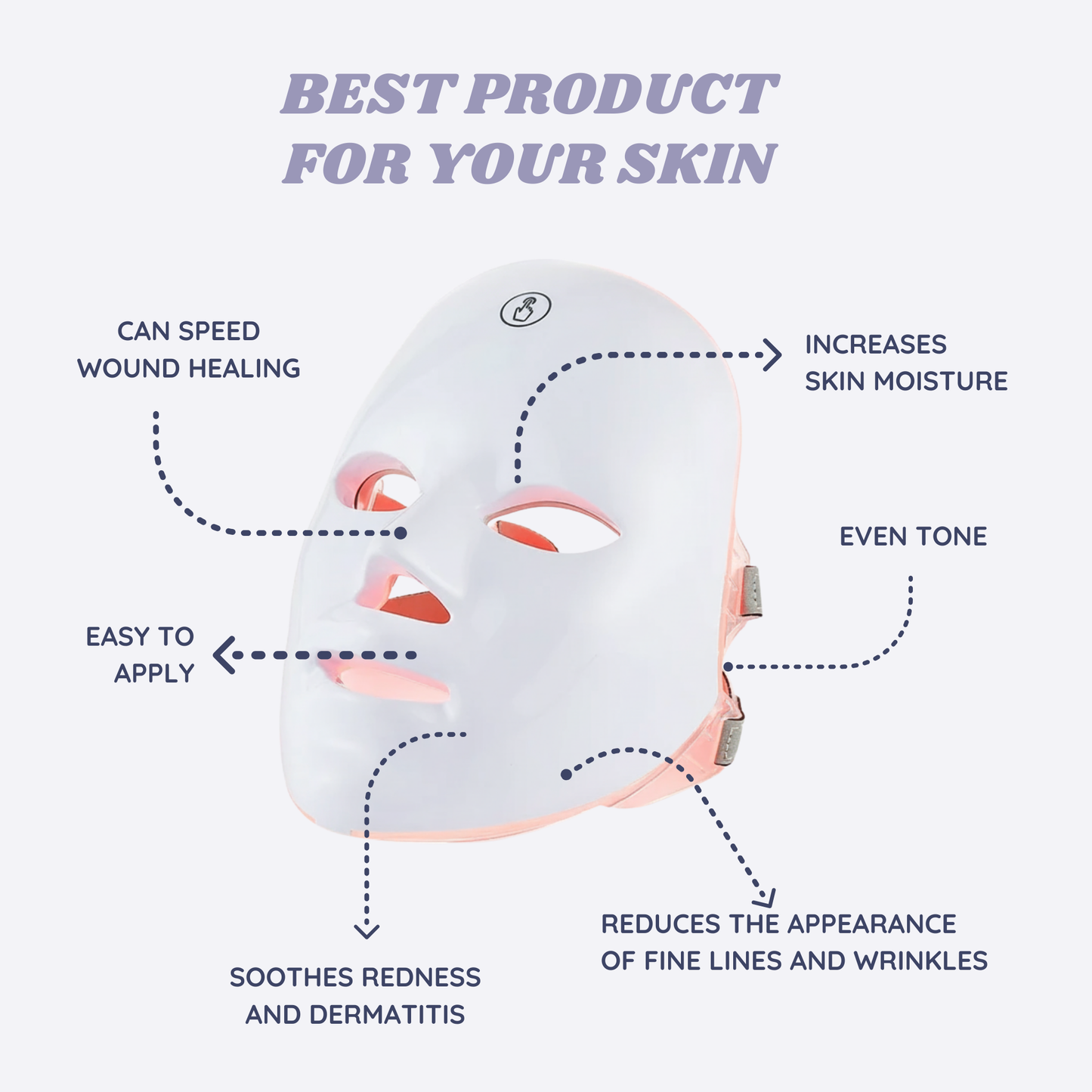RecoviaX™ Red Light Therapy Mask